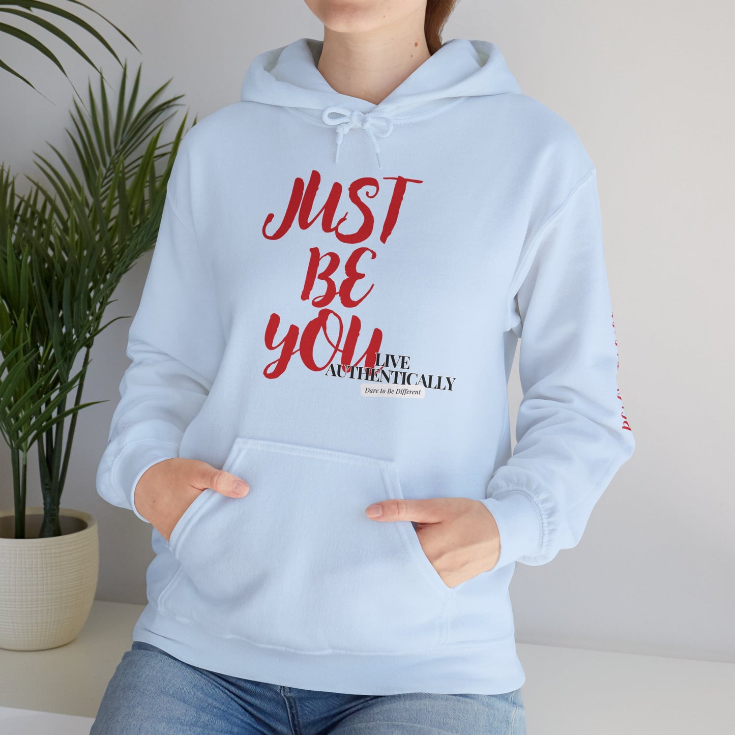 Just Be You - Live Authentically Exclusive Hoodie | Light Blue