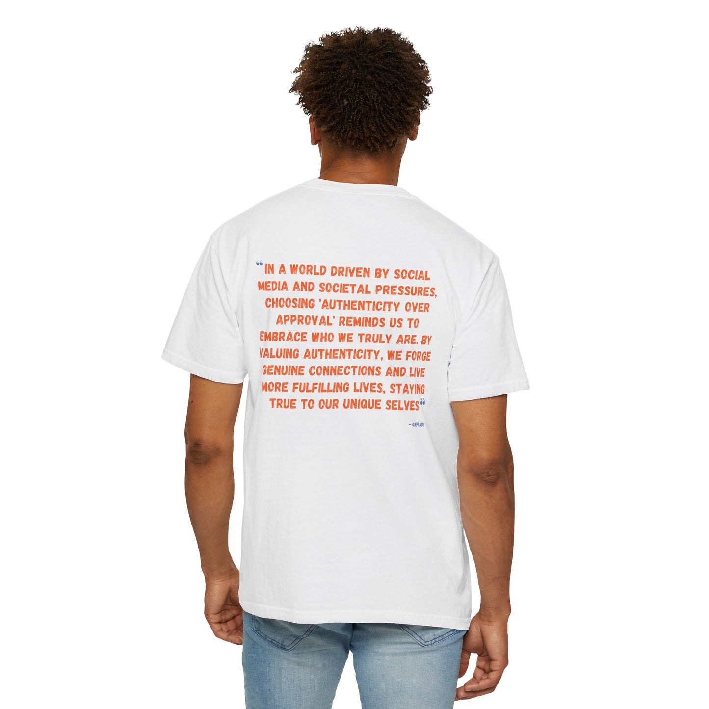 Authenticity Over Approval T-Shirt 2nd Edition || White