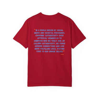 Authenticity Over Approval T-Shirt 1st Edition || Red