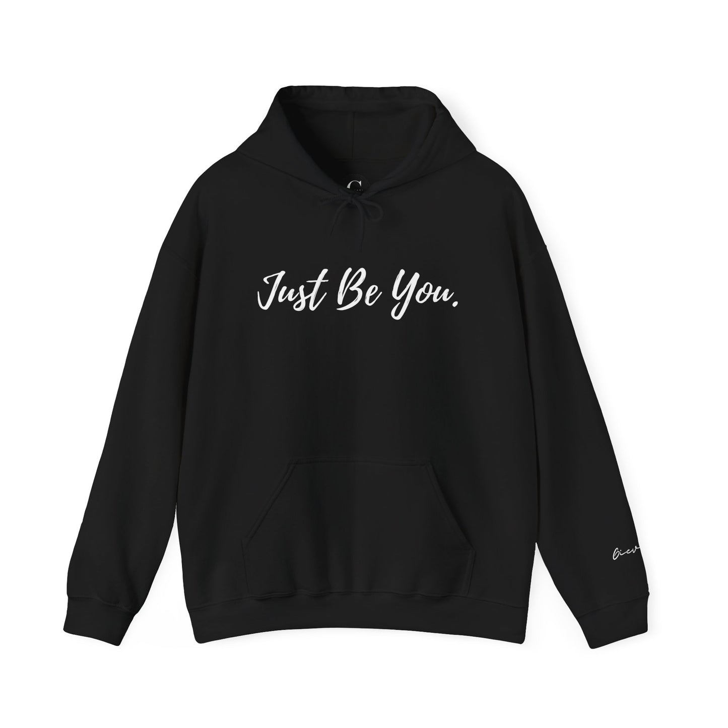 Just Be You - Live Authentically Hoodie | Inspirational Back Print, Premium Comfort