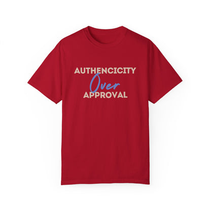 Authenticity Over Approval T-Shirt 1st Edition || Red