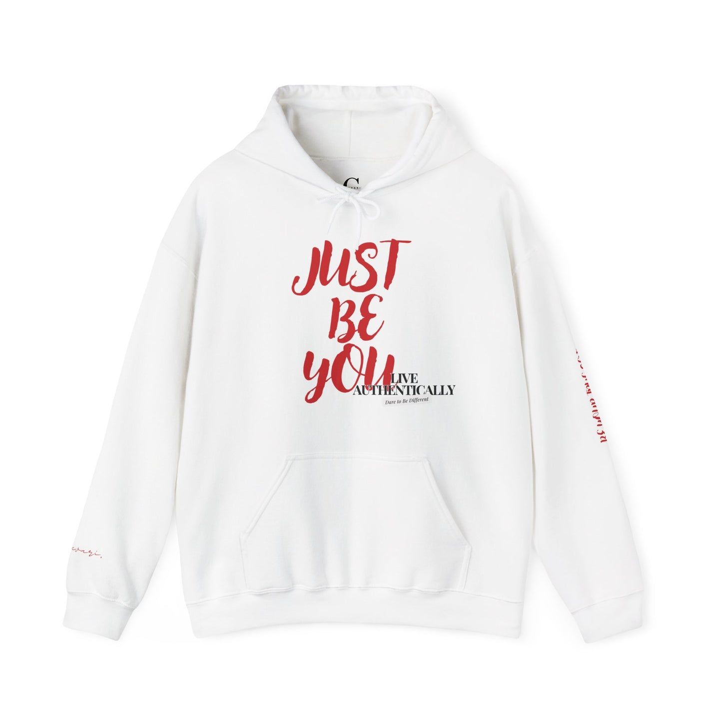 Just Be You - Live Authentically Exclusive Hoodie | White