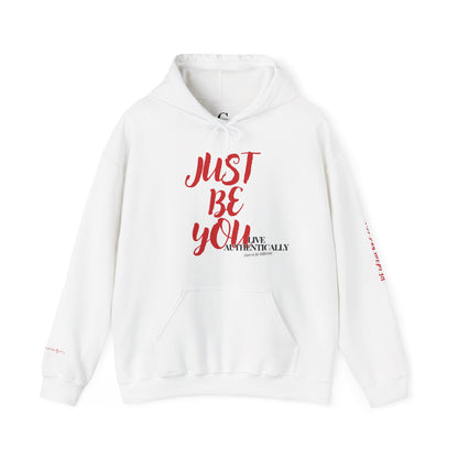 Just Be You - Live Authentically Exclusive Hoodie | White