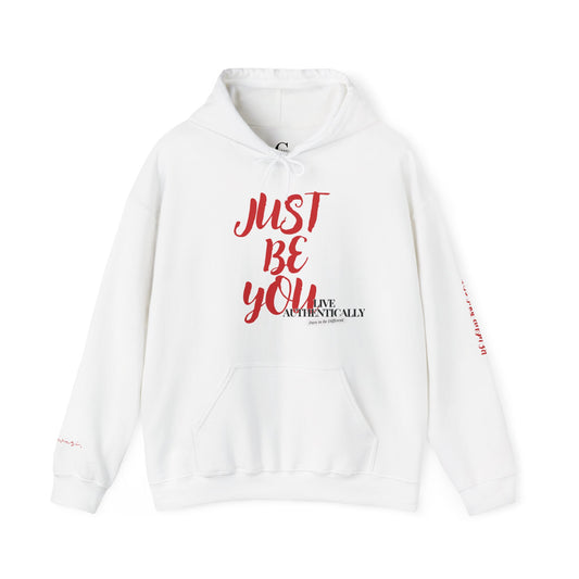 Just Be You - Live Authentically Exclusive Hoodie | White