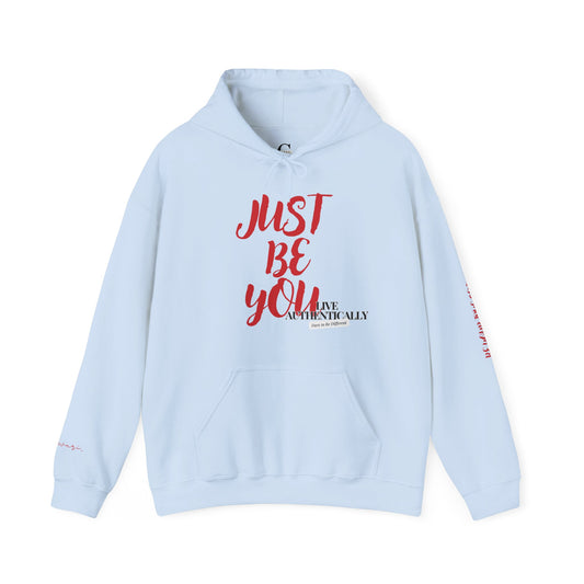 Just Be You - Live Authentically Exclusive Hoodie | Light Blue