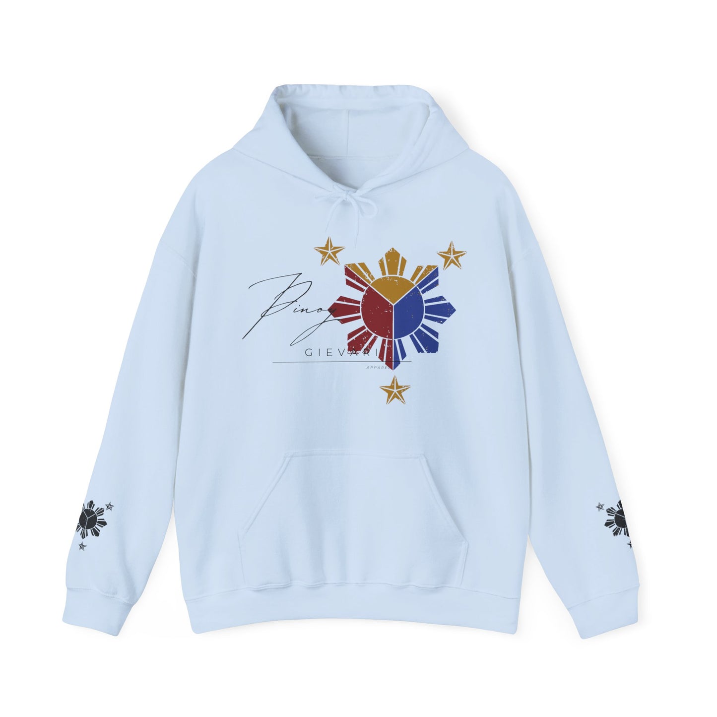 Gievari Pinoy Hoodie (Multi - Colored Flag)