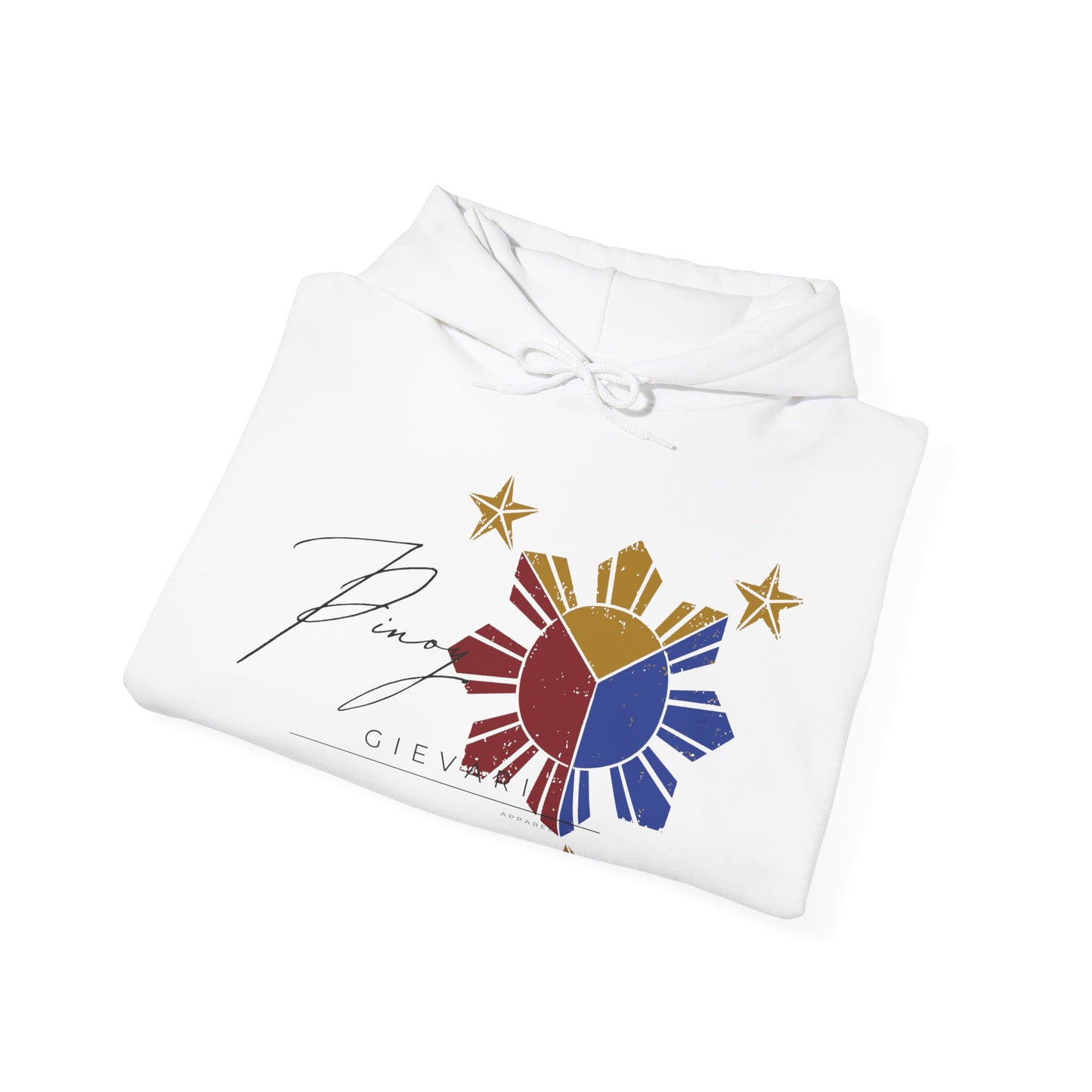 Gievari Pinoy Hoodie (Multi - Colored Flag)