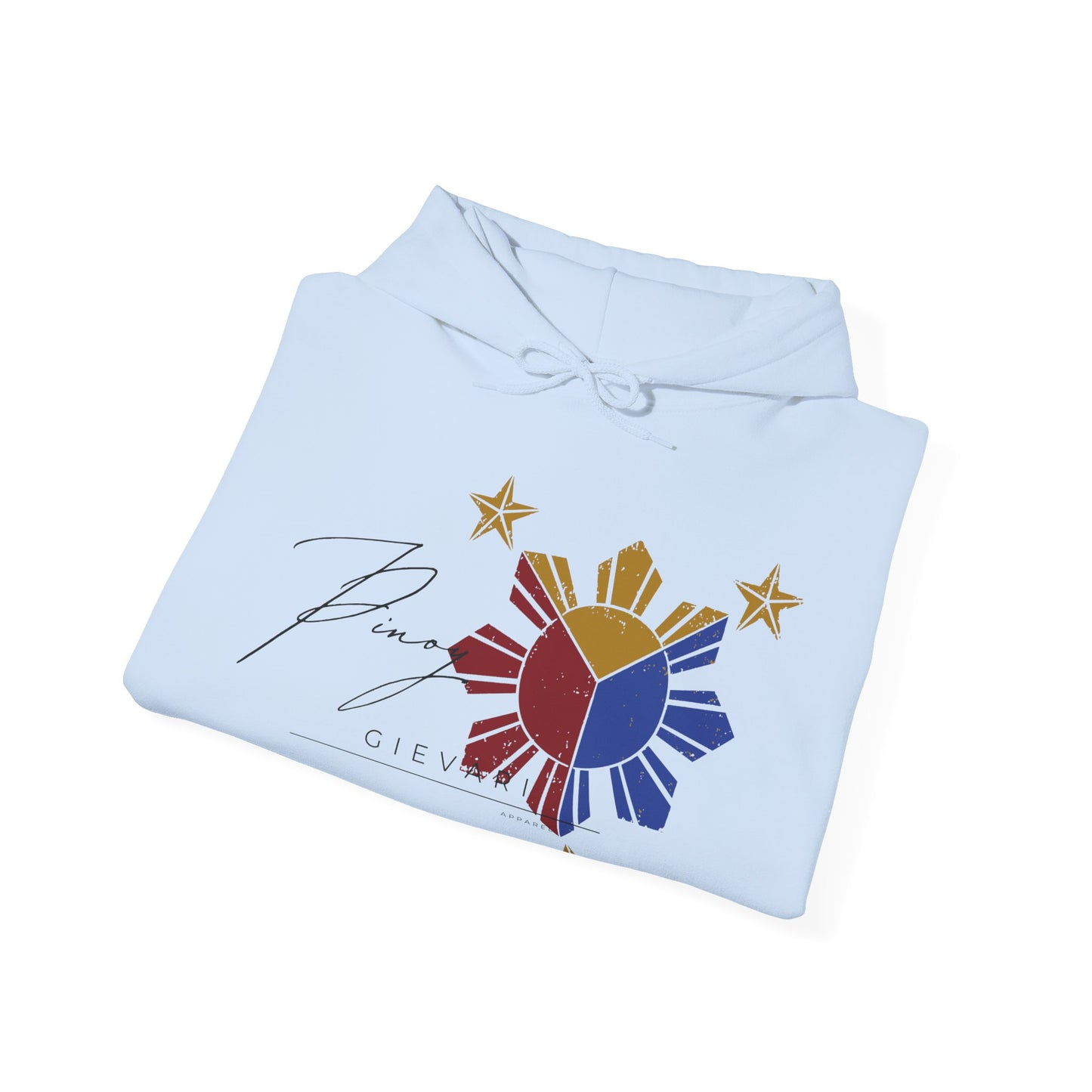 Gievari Pinoy Hoodie (Multi - Colored Flag)