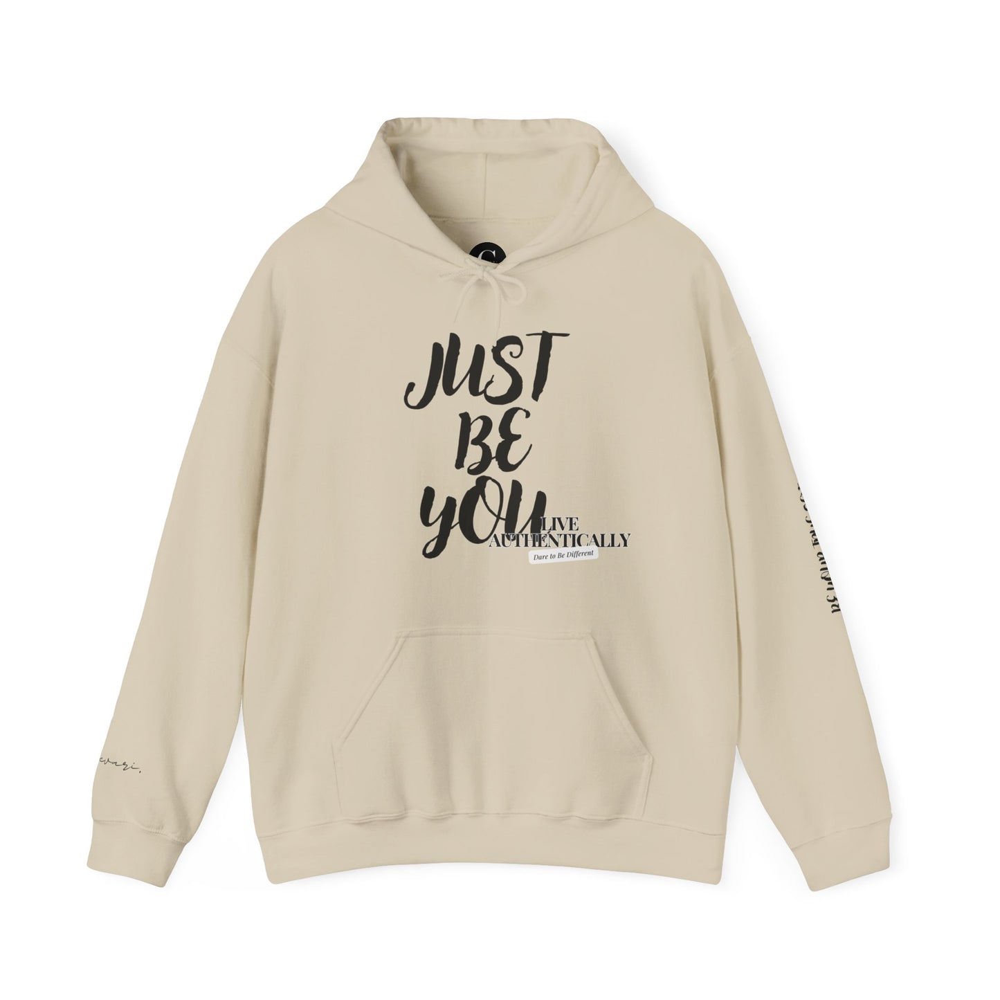 Just Be You - Live Authentically Hoodie Exclusive (All Black Edition)