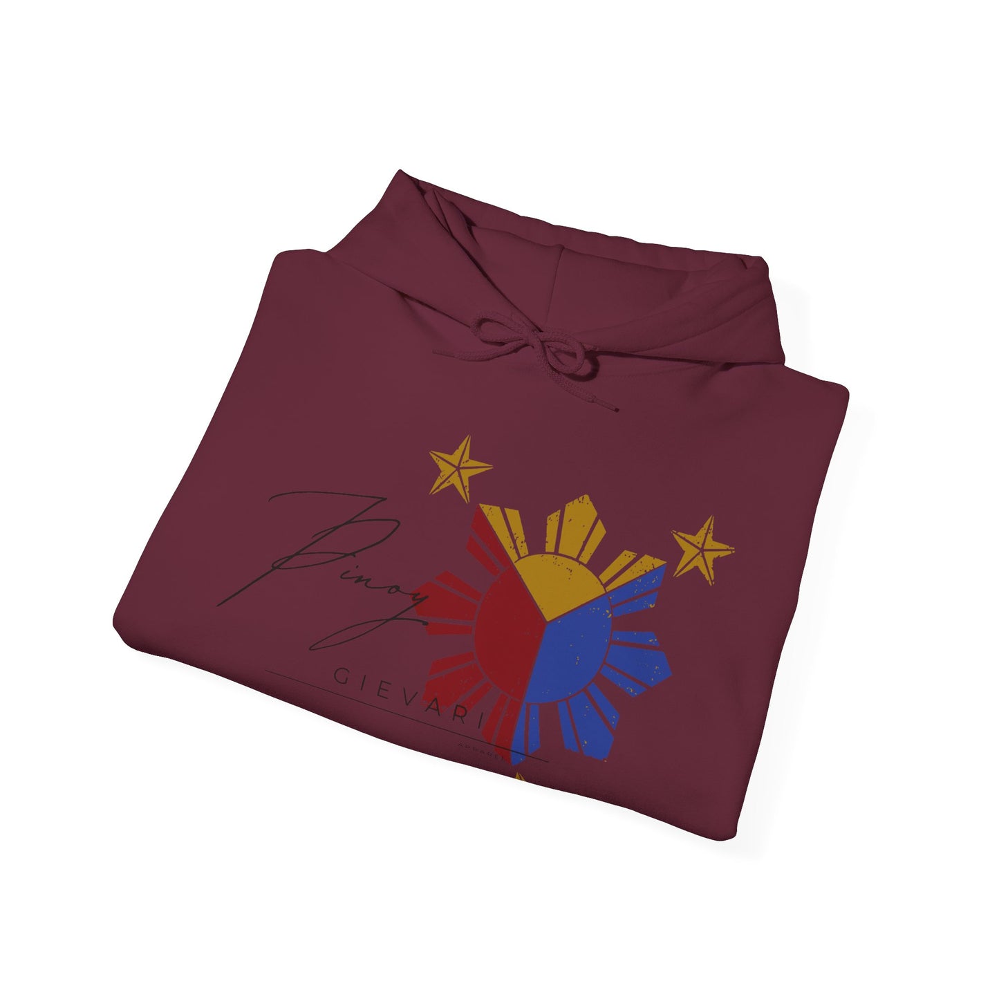 Gievari Pinoy Hoodie (Multi - Colored Flag)