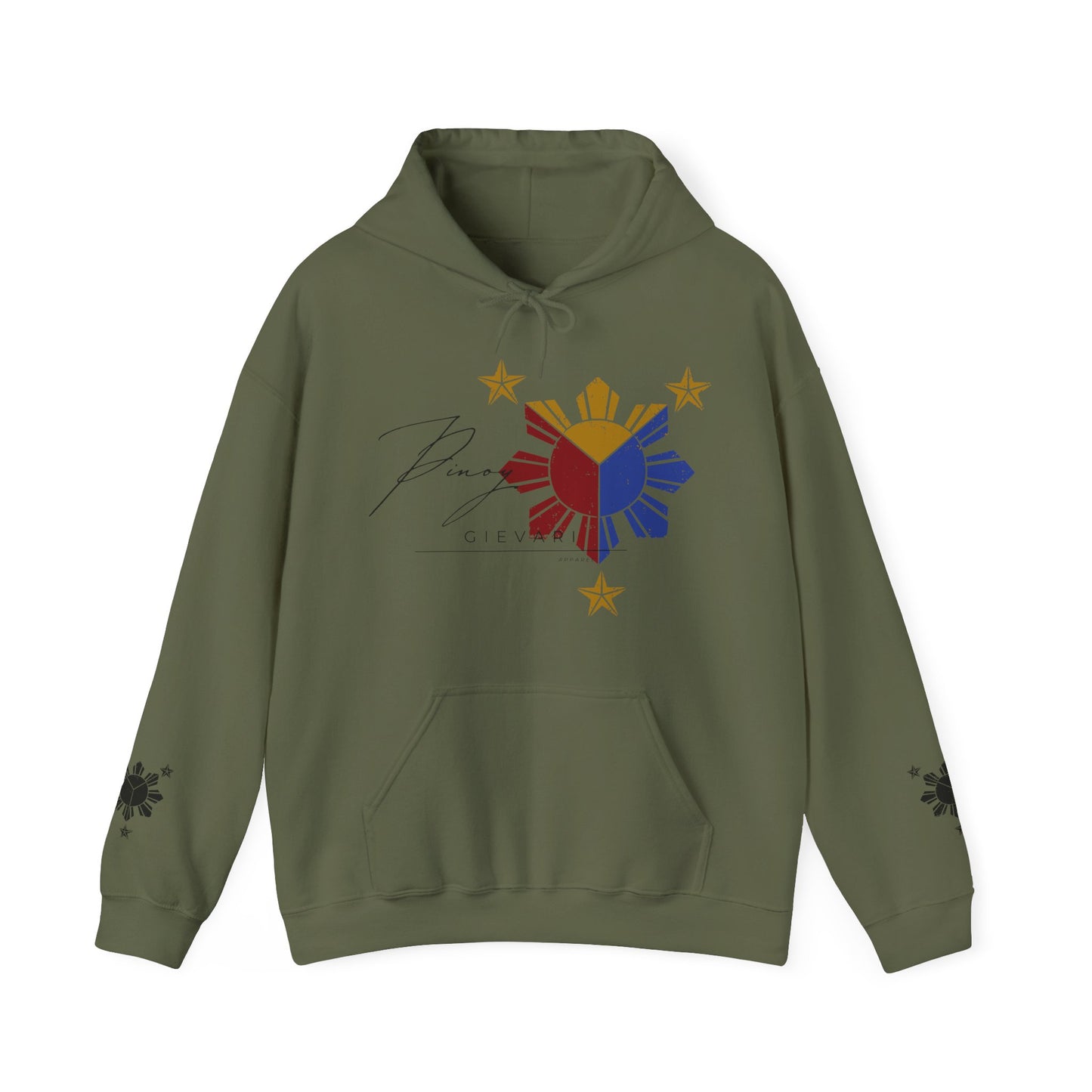 Gievari Pinoy Hoodie (Multi - Colored Flag)