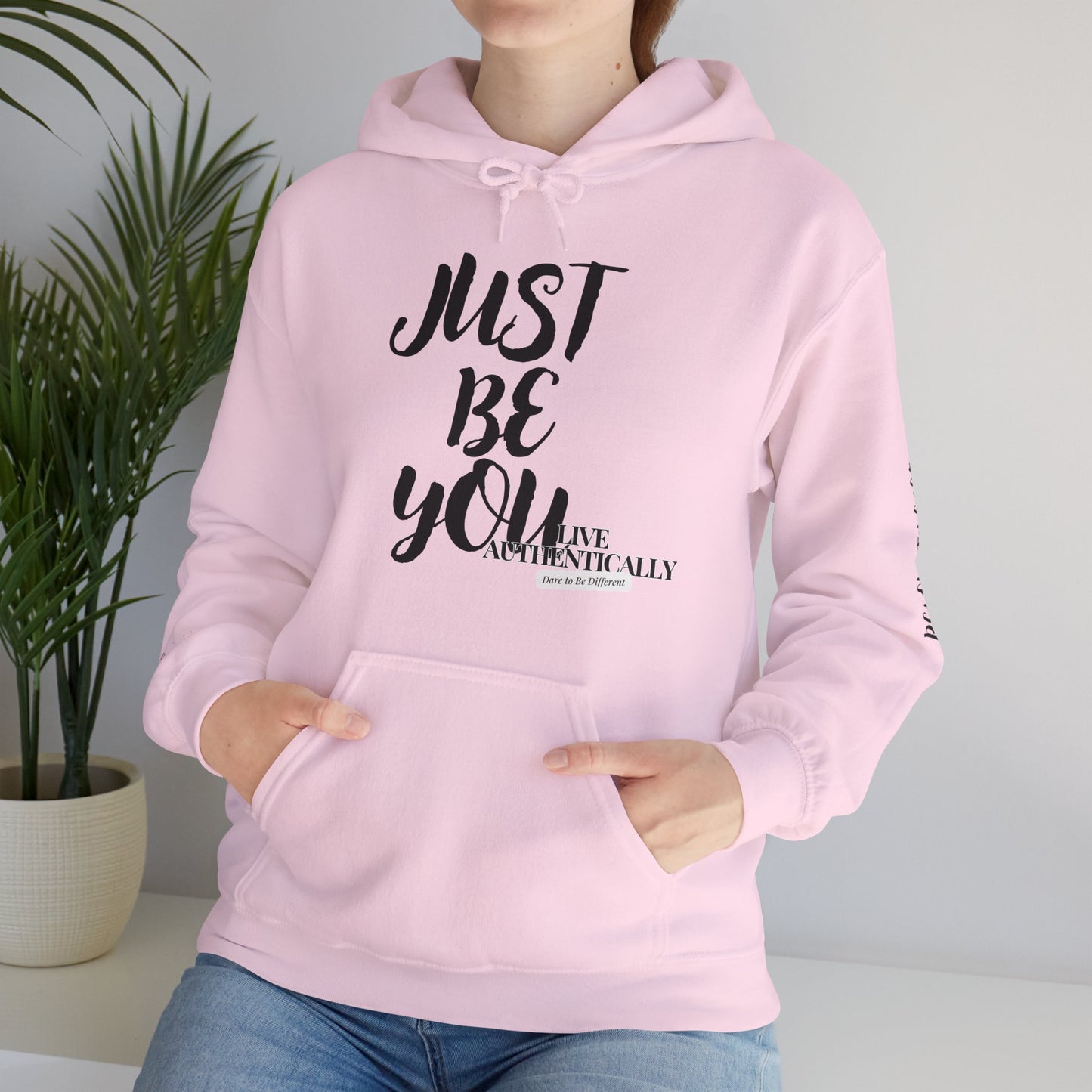 Just Be You - Live Authentically Hoodie Exclusive (All Black Edition)