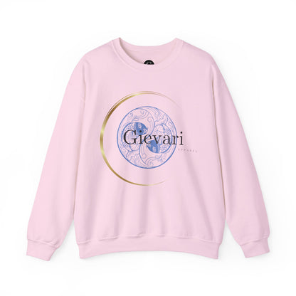 Gievari - Streetwear Sweatshirt || Light Blue & Black Edtition