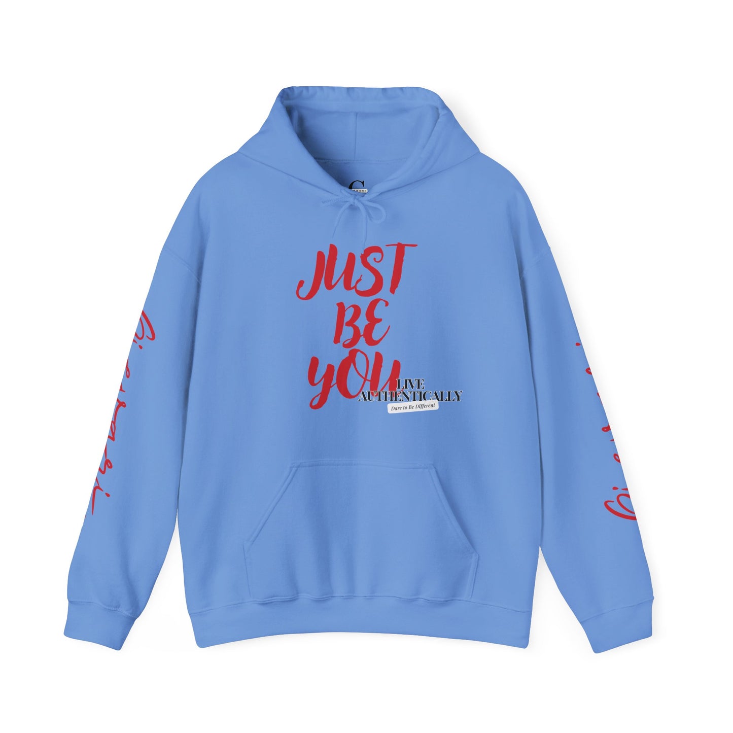 'Just Be You' - Live Authentically Hoodie Exclusive (All Red Edition)