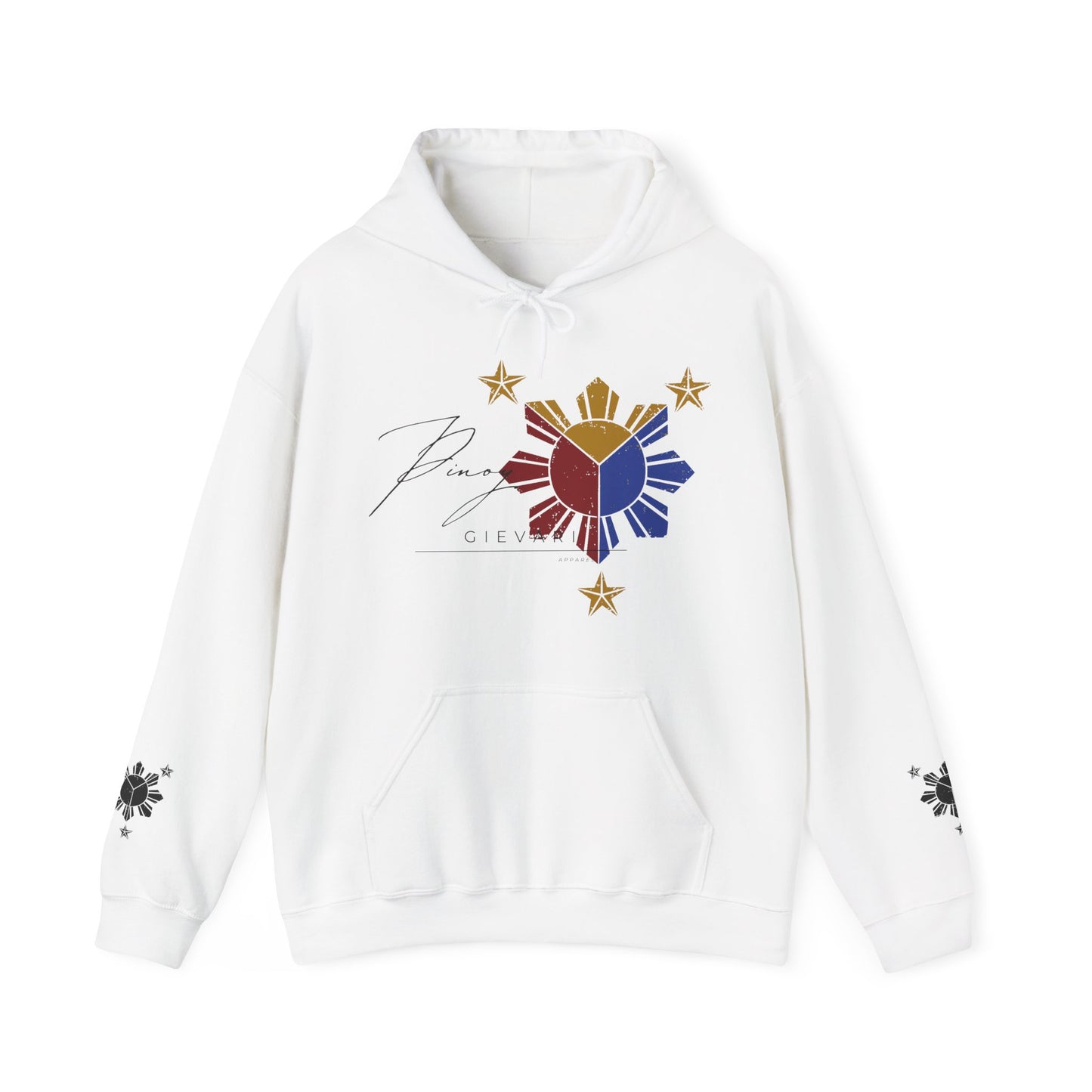 Gievari Pinoy Hoodie (Multi - Colored Flag)