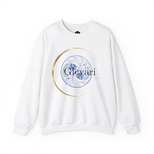Gievari - Streetwear Sweatshirt || Light Blue & Black Edtition