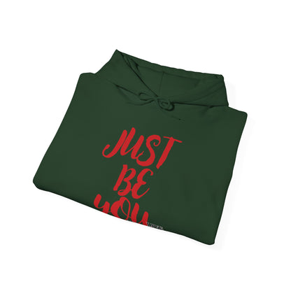 'Just Be You' - Live Authentically Hoodie Exclusive (All Red Edition)