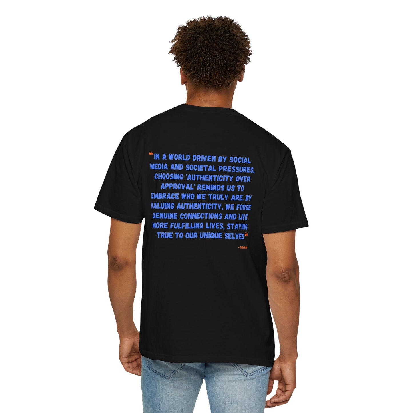 Authenticity Over Approval T-Shirt 1st Edition || Black