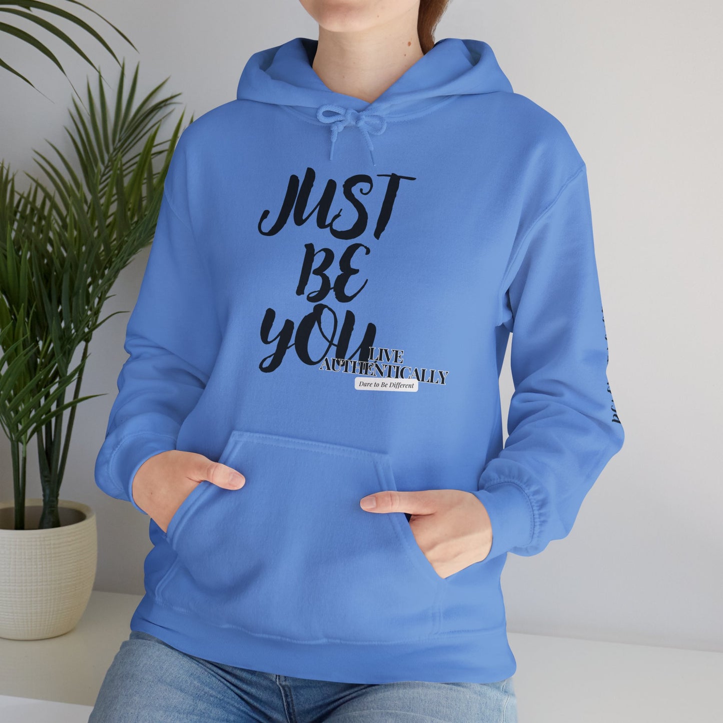 Just Be You - Live Authentically Hoodie Exclusive (All Black Edition)