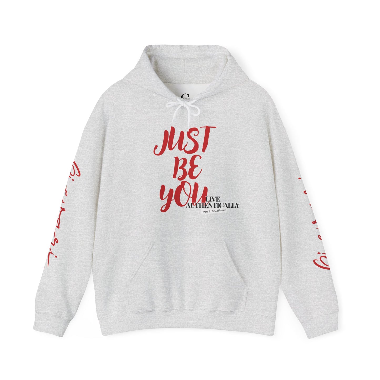 'Just Be You' - Live Authentically Hoodie Exclusive (All Red Edition)