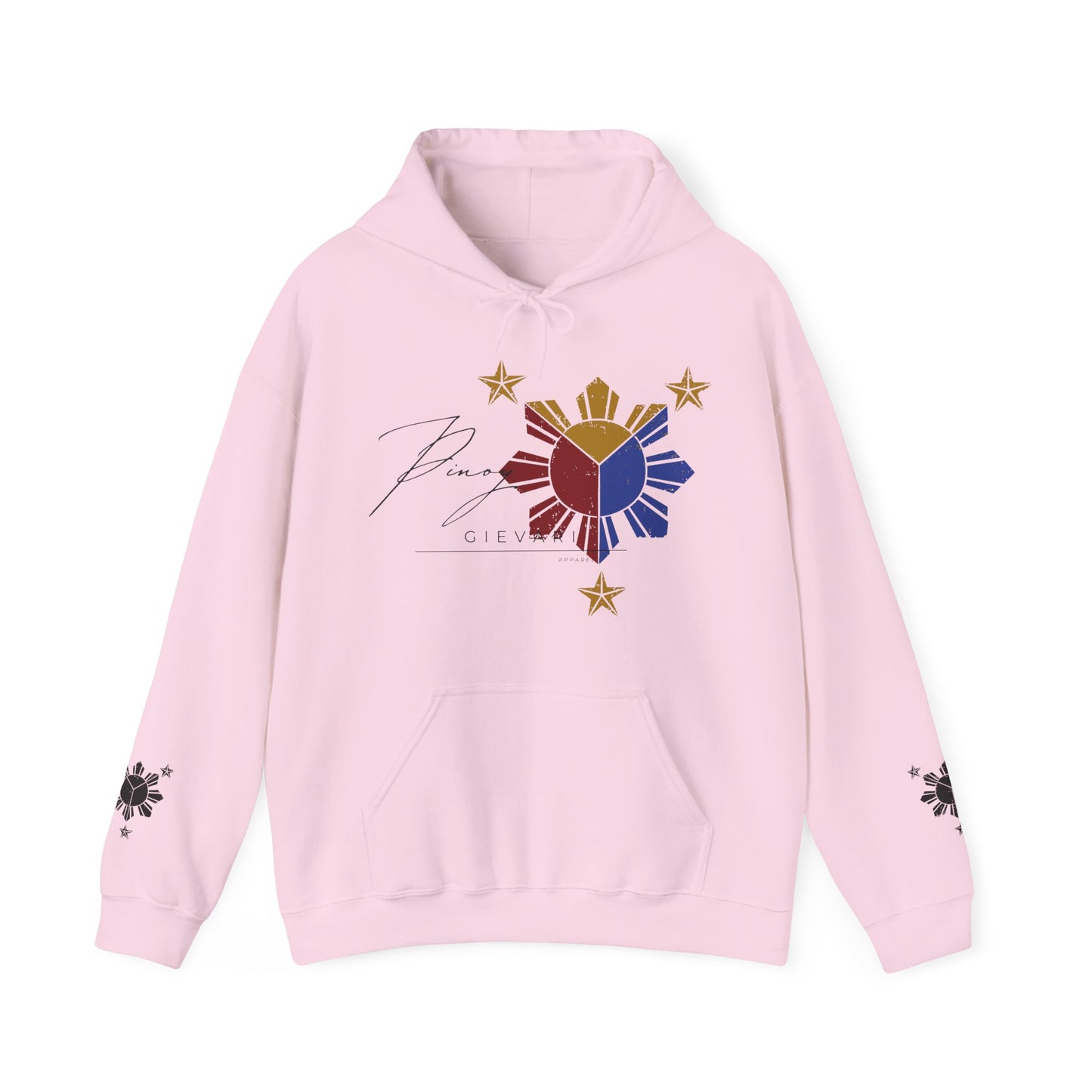 Gievari Pinoy Hoodie (Multi - Colored Flag)