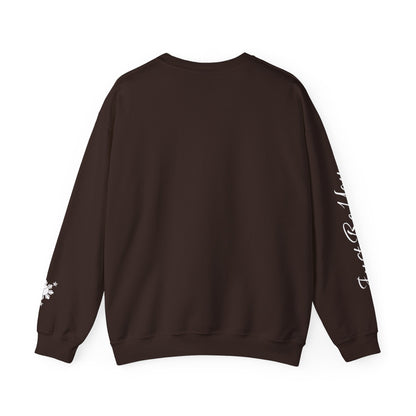 Gievari Crewneck - Light Blue/White | "Just Be You" Sleeve Print, Filipino Sun, 50/50 Cotton-Poly Blend
