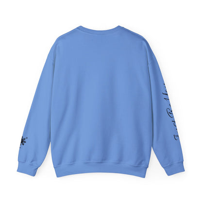 (White/Black)Gievari Crewneck - White/Black | "Just Be You" Sleeve Print, Filipino Sun, 50/50 Cotton-Poly Blend