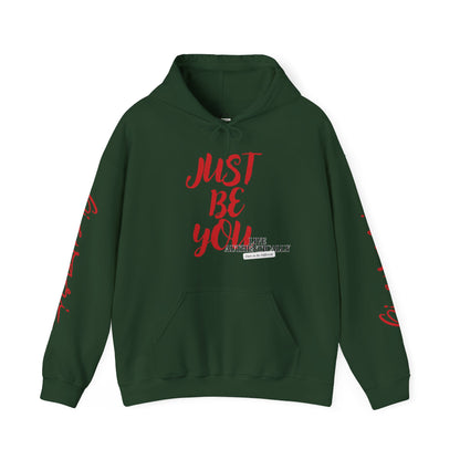 'Just Be You' - Live Authentically Hoodie Exclusive (All Red Edition)