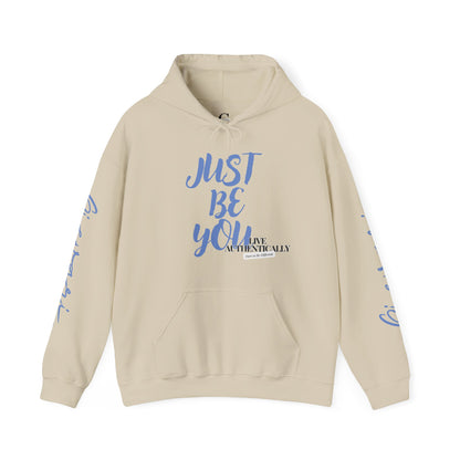 'Just Be You' - Live Authentically Hoodie Exclusive (All Blue Edition)