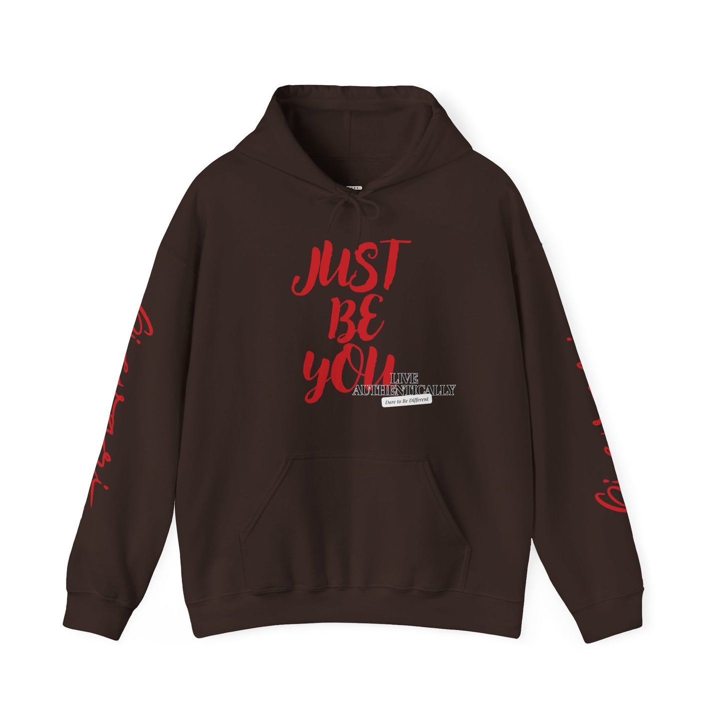 'Just Be You' - Live Authentically Hoodie Exclusive (All Red Edition)