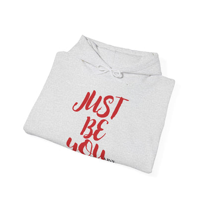 'Just Be You' - Live Authentically Hoodie Exclusive (All Red Edition)