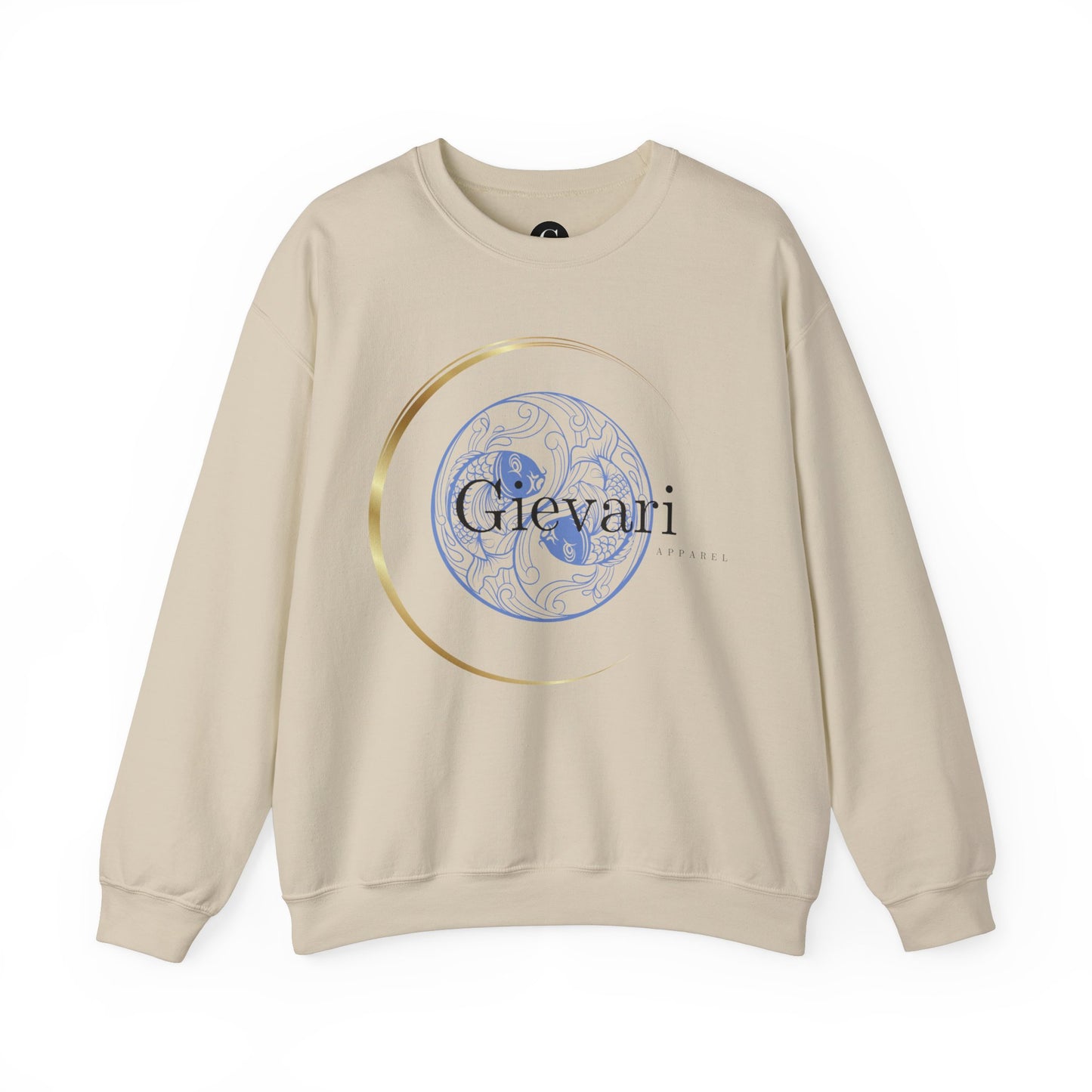 Gievari - Streetwear Sweatshirt || Light Blue & Black Edtition