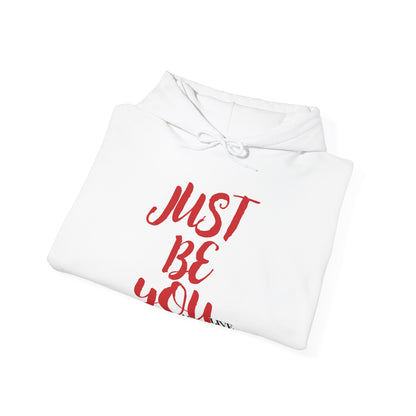 'Just Be You' - Live Authentically Hoodie Exclusive (All Red Edition)