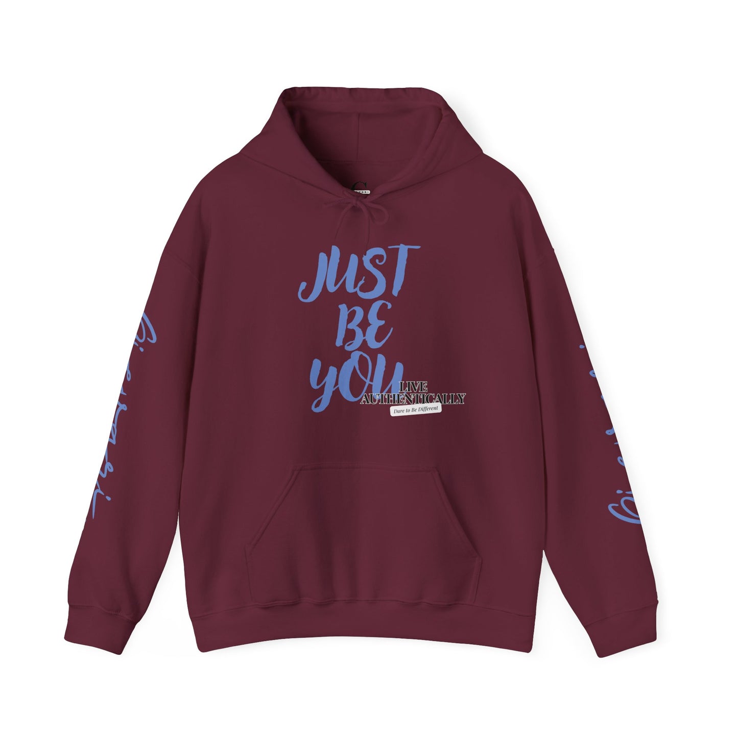 'Just Be You' - Live Authentically Hoodie Exclusive (All Blue Edition)