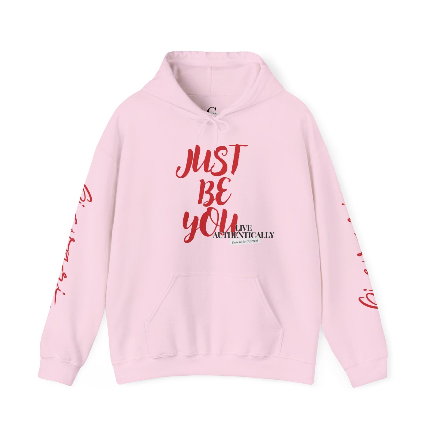 'Just Be You' - Live Authentically Hoodie Exclusive (All Red Edition)