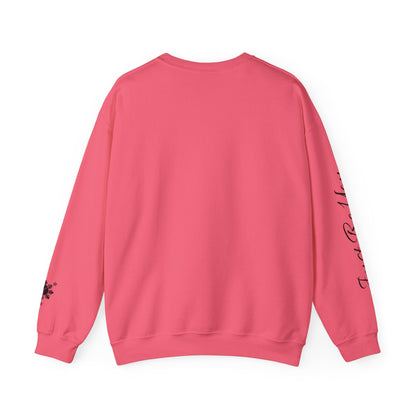 (White/Black)Gievari Crewneck - White/Black | "Just Be You" Sleeve Print, Filipino Sun, 50/50 Cotton-Poly Blend