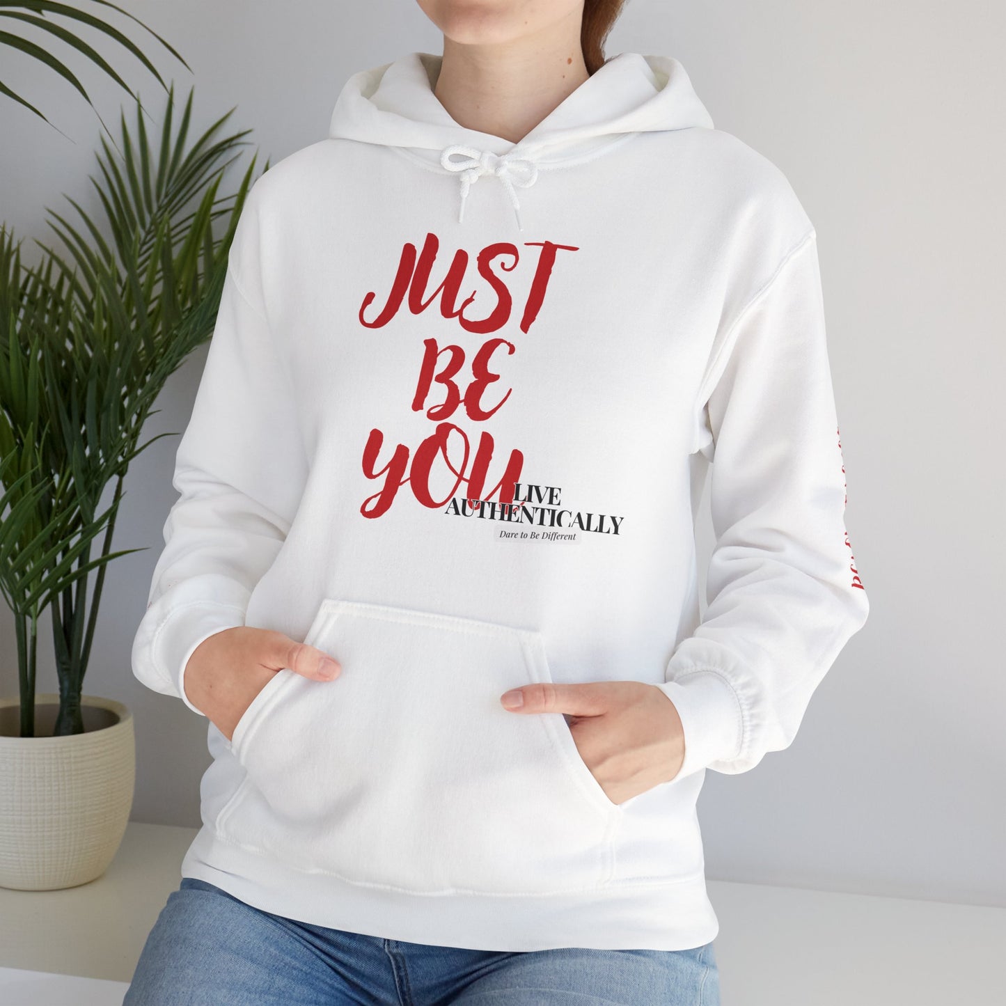 Just Be You - Live Authentically Exclusive Hoodie | White